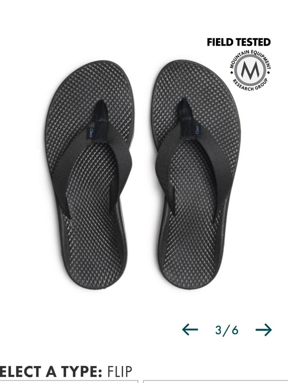 Chaco Black Women's Flip Flop Sandals